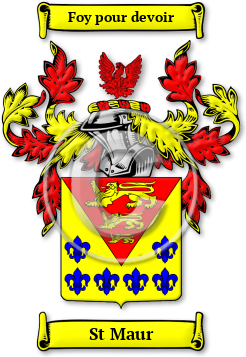 St Maur Family Crest Download (JPG) Legacy Series - 600 DPI